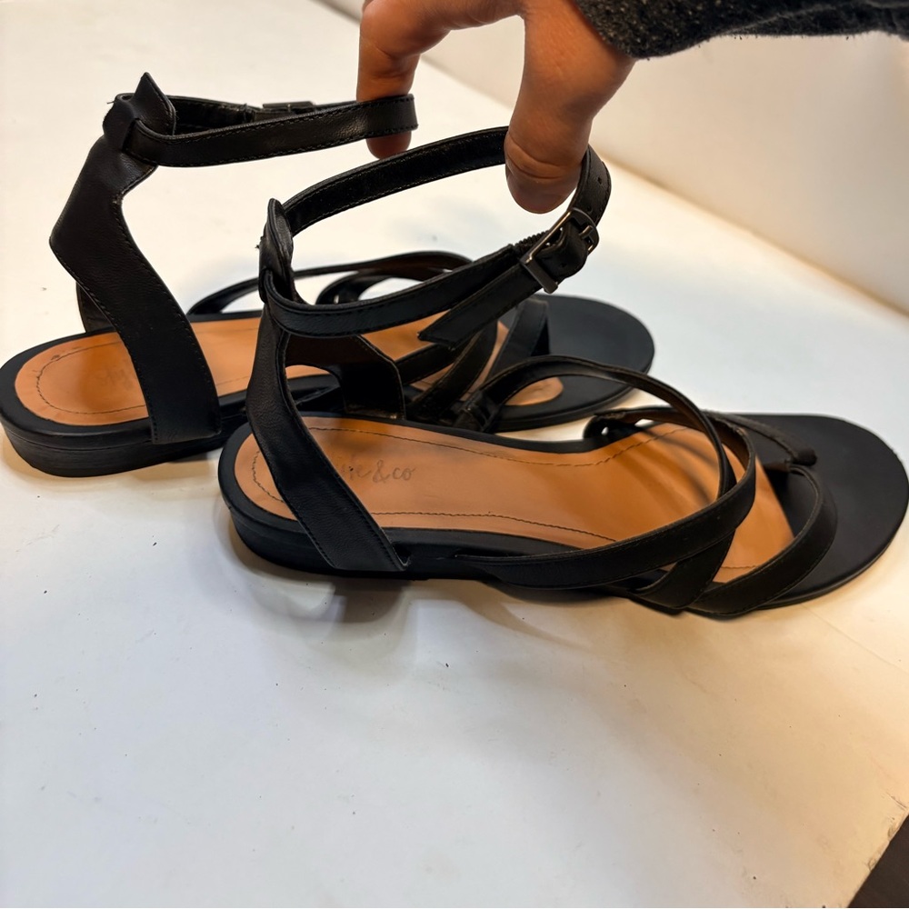 Black Ankle-Strap Women's Sandals - Classic Strappy Design by Style & Co.
